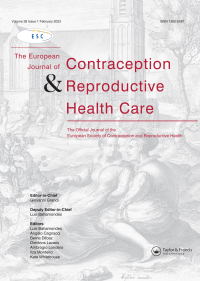 Cover image for The European Journal of Contraception & Reproductive Health Care, Volume 18, Issue 4, 2013