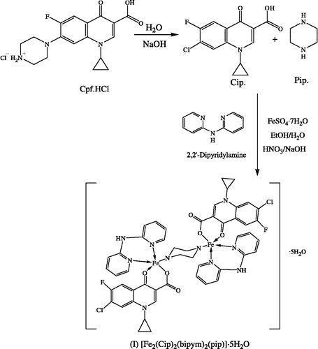 Scheme 2 Proposed reactions for the dimeric complex formation.