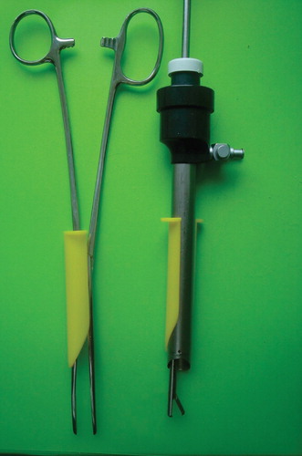 Figure 2. Slit-trocar for gas/gasless laparoscopy.