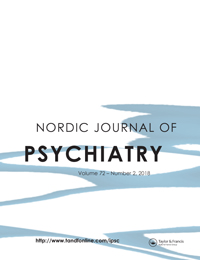 Cover image for Nordic Journal of Psychiatry, Volume 72, Issue 2, 2018