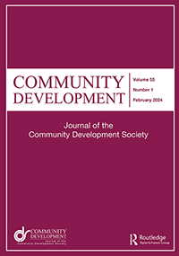 Cover image for Community Development, Volume 55, Issue 1, 2024