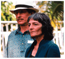 Nina Etkin her husband and research partner Paul Ross.