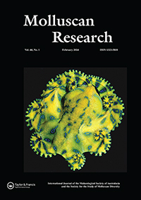 Cover image for Molluscan Research, Volume 44, Issue 1, 2024