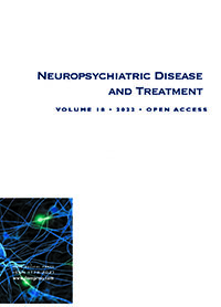 Cover image for Neuropsychiatric Disease and Treatment, Volume 14, 2018