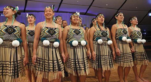 Māori performing arts presentation at the gala dinner