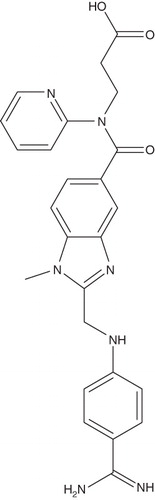 Figure 2. Chemical structure of dabigatran (BIBR 953).