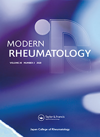 Cover image for Modern Rheumatology, Volume 30, Issue 3, 2020