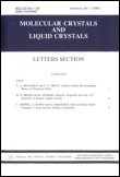 Cover image for Molecular Crystals and Liquid Crystals, Volume 629, Issue 1, 2016