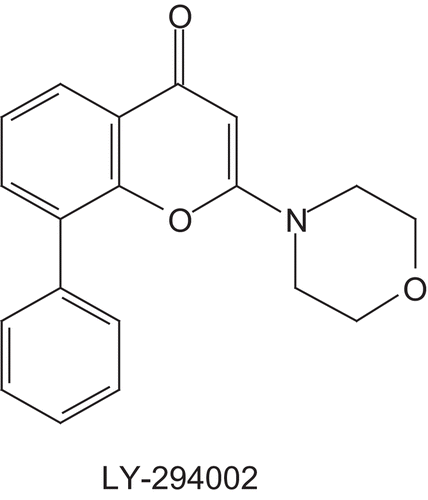Figure 3.  Structure of compound LY-294002.