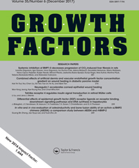 Cover image for Growth Factors, Volume 35, Issue 6, 2017