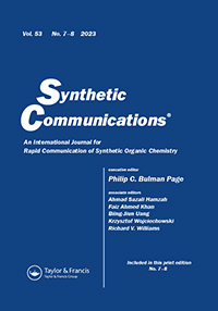 Cover image for Synthetic Communications, Volume 53, Issue 7-8, 2023