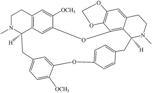 Figure 1. The chemical structure of CEP.