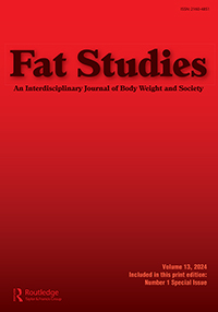 Cover image for Fat Studies, Volume 13, Issue 1, 2024