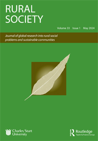 Cover image for Rural Society, Volume 33, Issue 1, 2024