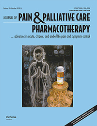 Cover image for Journal of Pain & Palliative Care Pharmacotherapy, Volume 28, Issue 2, 2014