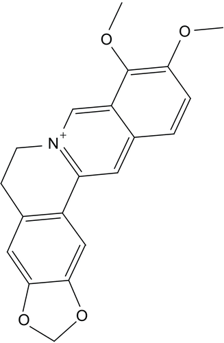 Figure 1.  Structure of berberine.