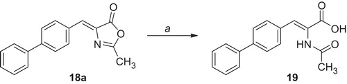 Scheme 4. Reagents and conditions: (a) NaOH 1 N, 90 °C, then HCl 3 N, 0 °C.