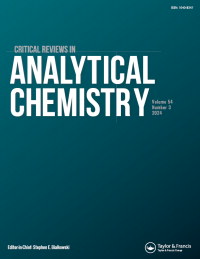 Cover image for C R C Critical Reviews in Analytical Chemistry, Volume 54, Issue 3