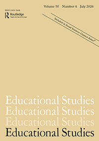 Cover image for Educational Studies, Volume 50, Issue 4