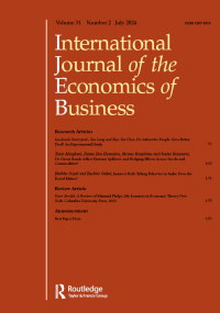 Cover image for International Journal of the Economics of Business, Volume 31, Issue 2