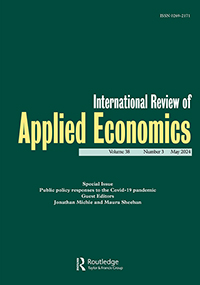 Cover image for International Review of Applied Economics, Volume 38, Issue 3