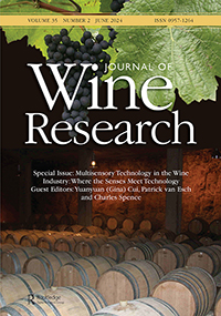 Cover image for Journal of Wine Research, Volume 35, Issue 2