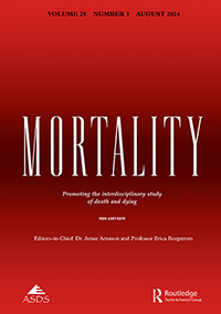 Cover image for Mortality, Volume 29, Issue 3