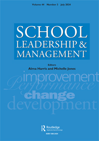 Cover image for School Leadership & Management, Volume 44, Issue 3