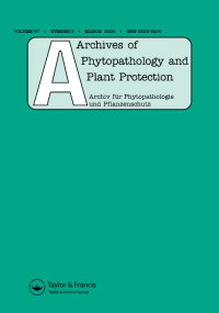 Cover image for Archives of Phytopathology and Plant Protection, Volume 57, Issue 3