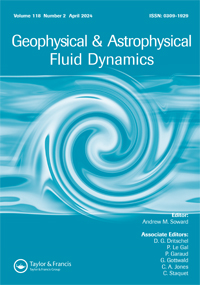 Cover image for Geophysical & Astrophysical Fluid Dynamics, Volume 118, Issue 2