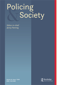 Cover image for Policing and Society, Volume 34, Issue 7