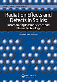 Cover image for Radiation Effects, Volume 179, Issue 5-6