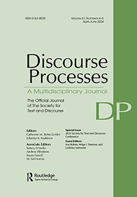 Cover image for Discourse Processes, Volume 61, Issue 4-5