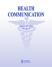 Cover image for Health Communication, Volume 39, Issue 8