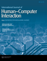 Cover image for International Journal of Human–Computer Interaction, Volume 40, Issue 11