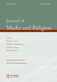 Cover image for Journal of Media and Religion, Volume 22, Issue 2-4