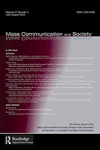 Cover image for Mass Communication and Society, Volume 27, Issue 4