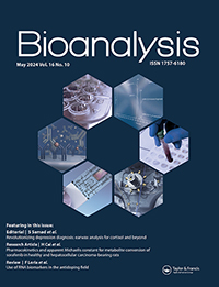 Cover image for Bioanalysis, Volume 16, Issue 10