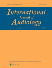 Cover image for Audiology, Volume 63, Issue 6