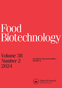 Cover image for Food Biotechnology, Volume 38, Issue 2