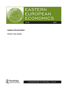 Cover image for Eastern European Economics, Volume 62, Issue 4