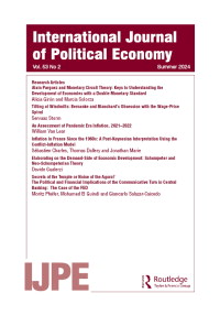 Cover image for International Journal of Political Economy, Volume 53, Issue 2