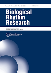 Cover image for Biological Rhythm Research, Volume 55, Issue 3-4