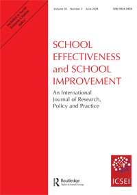 Cover image for School Effectiveness and School Improvement, Volume 35, Issue 2