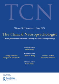 Cover image for Clinical Neuropsychologist, Volume 38, Issue 4