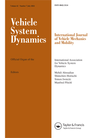 Cover image for Vehicle System Dynamics, Volume 62, Issue 7