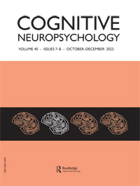 Cover image for Cognitive Neuropsychology, Volume 40, Issue 7-8