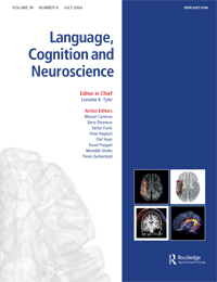 Cover image for Language and Cognitive Processes, Volume 39, Issue 6