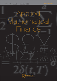 Cover image for Applied Mathematical Finance, Volume 30, Issue 5