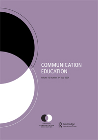 Cover image for The Speech Teacher, Volume 73, Issue 3